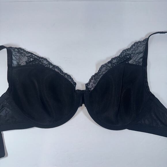 Soma Bra 38C Black Lightest Lift Lace Plunge Underwire Convertible - Picture 3 of 7